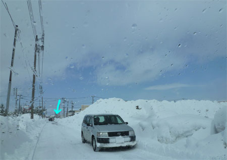 除雪されてますが 除雪されてますが
