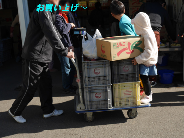( 台車でお買い上げ〜 )