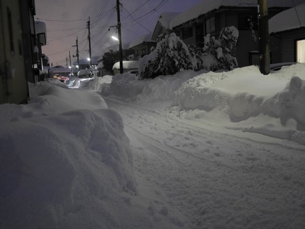 ( 今日の雪景色 )