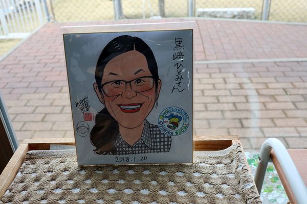 ( やまだみつる氏画、店長さん♪ )