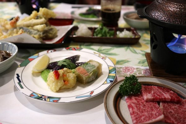( 信州和牛夕食 )
