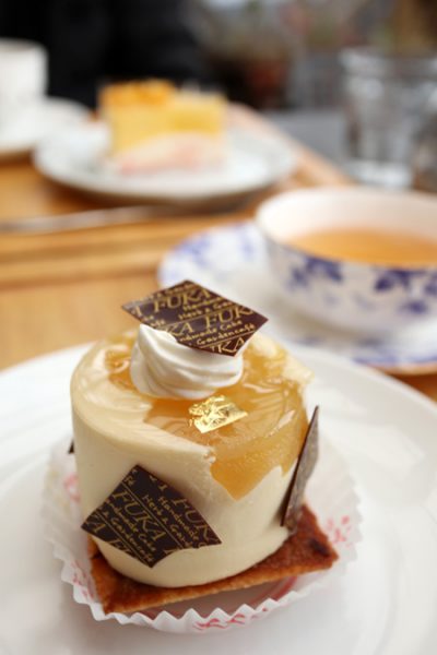( りんごのムース&紅茶 )